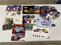 Group of NASCAR Paper Goods - Some Signed