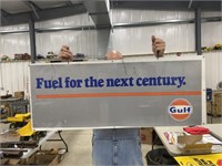 Vintage Gulf Advertising Hanging Sign