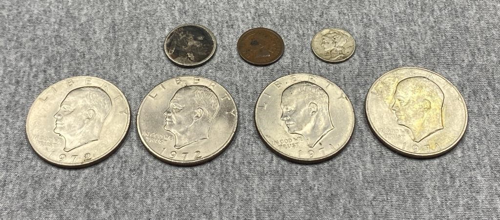 Group of Collectible Coins w/ Silver