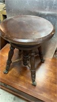 Old 4 Legged Swivel Piano Seat and Ball in Claw