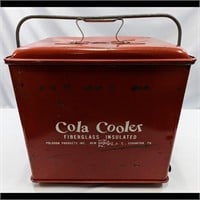 Red Coca-Cola Fiberglass Insulated Cooler