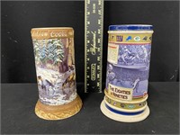 Pair of Coors Beer Collector Steins