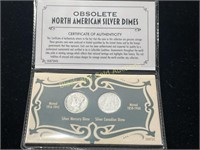 North American Silver Dimes