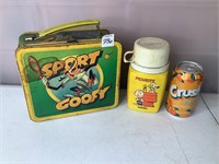 Goofy Lunchbox & Peanuts Thermos