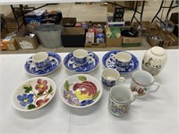 Group of Vintage Dishes, Oriental and Blue & White