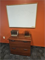 wopod file cabinet, 4 ft white board
