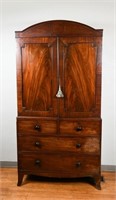 19TH-CENTURY DOUBLE DOOR ARMOIRE