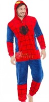 Kids Womens Mens Spiderman Onesie Pajamas (XL)