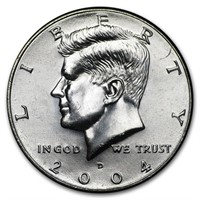 2004-d Kennedy Half Dollar Bu