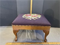 Needlepoint stool