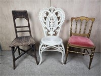 3 VINTAGE CHAIRS