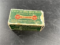 Antique box of Remington Klean Bore .22LR rifle ca