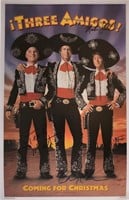 Three Amigo Chevy Chase Autograph Poster