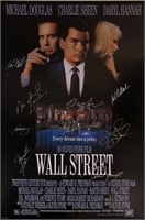 Wall Street Michael Douglas Autograph Poster