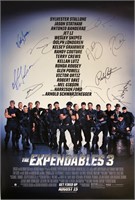 Expendable 3 Harrison Ford Autograph Poster