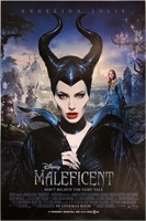 Maleficent Angelina Jolie Autograph Poster