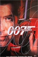 007 Tomorrow Never Dies Autograph Poster