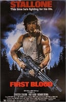 Rambo Sylvester Stallone Autograph Poster