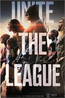 Justice League Ben Affleck Autograph Poster
