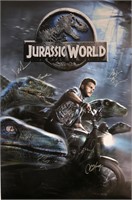 Jurassic World Chris Pratt Autograph Poster