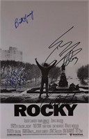 Rocky Sylvester Stallone Autograph Poster