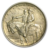 1925 Stone Mountain Commemorative Half Dollar Au