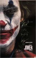 Joker Joaquin Phoenix Autograph Poster