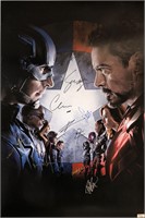 Avengers Civil War Autograph Poster