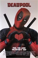 Deadpool Ryan Reynolds Autograph Poster