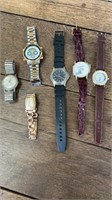Vintage Bulova watch (runs), Elgin, and