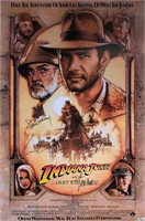 Indiana Jones Last Crusade Autograph Poster