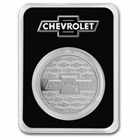 Chevrolet Logo (1934-1940) 1 Oz Silver