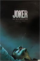 Joker Joaquin Pheonix Autograph Poster