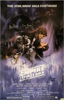 Star Wars Empire Strikes Back Autograph Poster