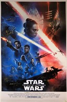 Star Wars Rise of Skywalker Autograph Poster