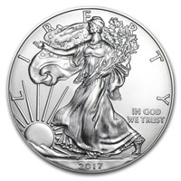 2017 1 Oz American Silver Eagle Bu