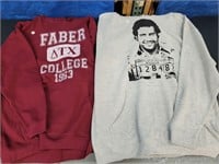 Lot of 2 Hoodies - Movies TV Music & more Size 2X