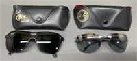 2 - Pairs of Ray Ban Sunglasses w/ Cases