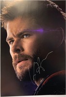 Autograph Avengers Endgame Chris Hemsworth Poster