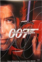 Pierce Brosnan Autograph James Bond 007 Poster