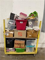 Big Cart of Fabric & crafting Supplies