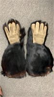 Genuine Alaskan Bear Fur Gloves