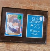 Baseball Card Plaque