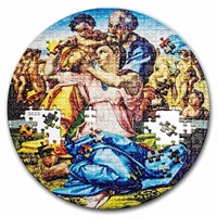 2023 3 Oz Ag Micropuzzle Doni Tondo - Michelangelo