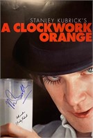 Autograph Clockwork Orange Stanley Kubrick Poster