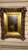 Antique Oil on Board Framed Painting 16" x 20"