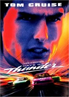 Tom Cruise Autograph Days of Thunder Poster