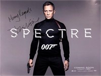 Daniel Craig Autograph James Bond 007 Poster