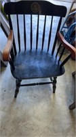 The University of Akron 1870 Wooden Armchair nice