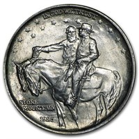 1925 Stone Mountain Commemorative Half Dollar Bu